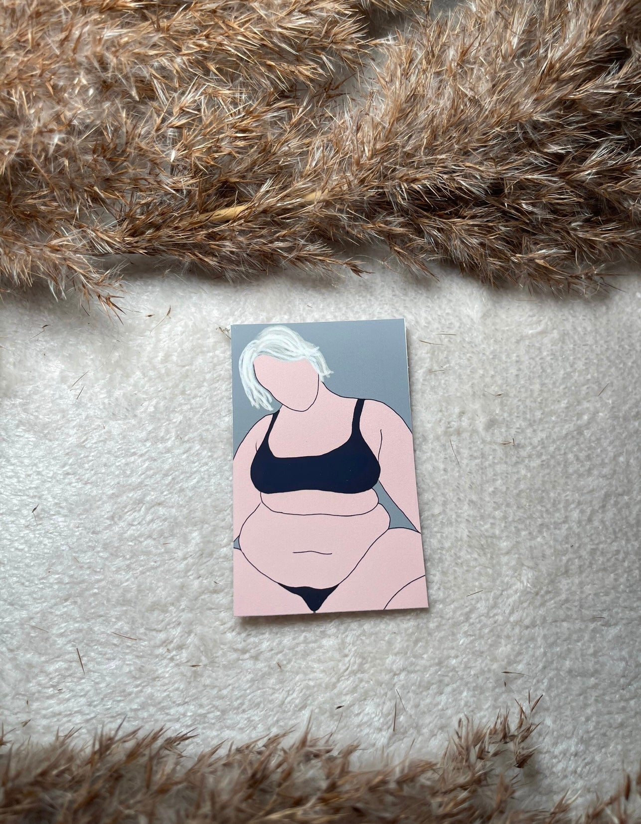 Big Belly White Girl Sticker