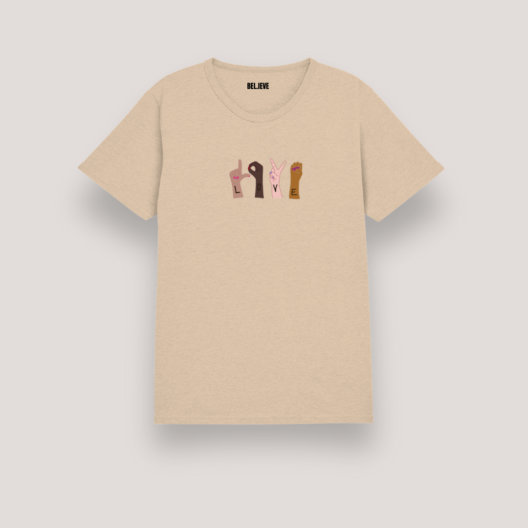 UNISEX T SHIRT L.O.V.E