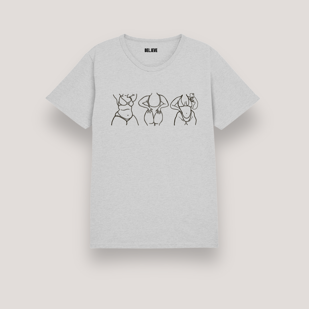 UNISEX T SHIRT CURVY BABES