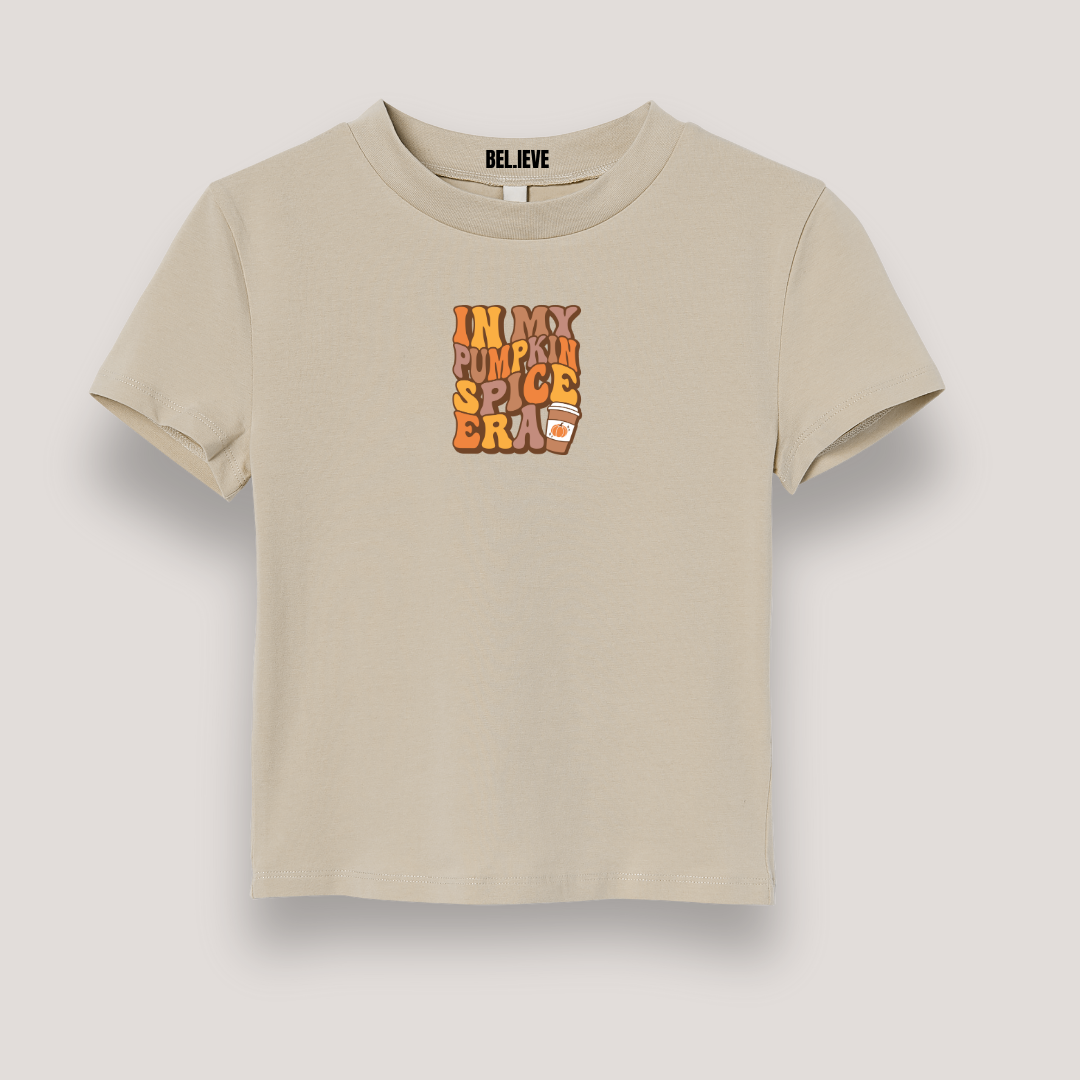CROP SHIRT IN MY PUMPKIN SPICE ERA