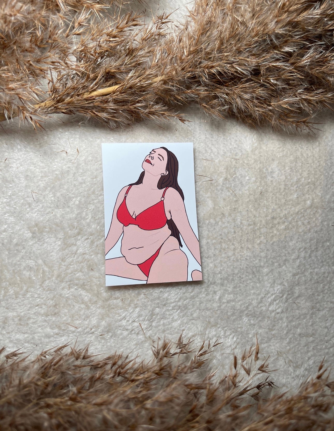 Goddess in Red Bikini