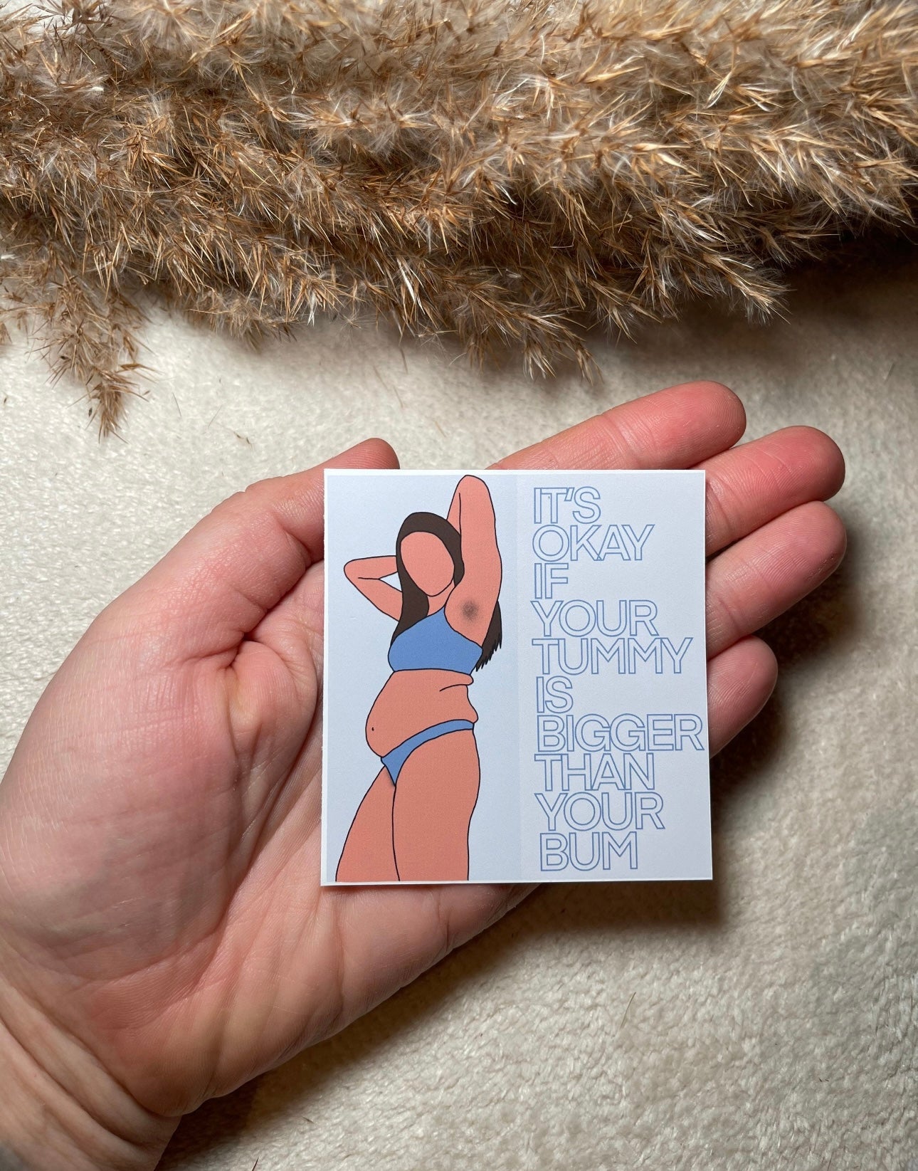 Flat Bum Queen Sticker