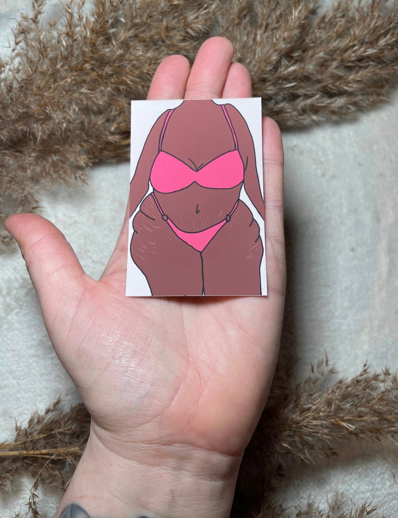Curvy Black Goddess Sticker
