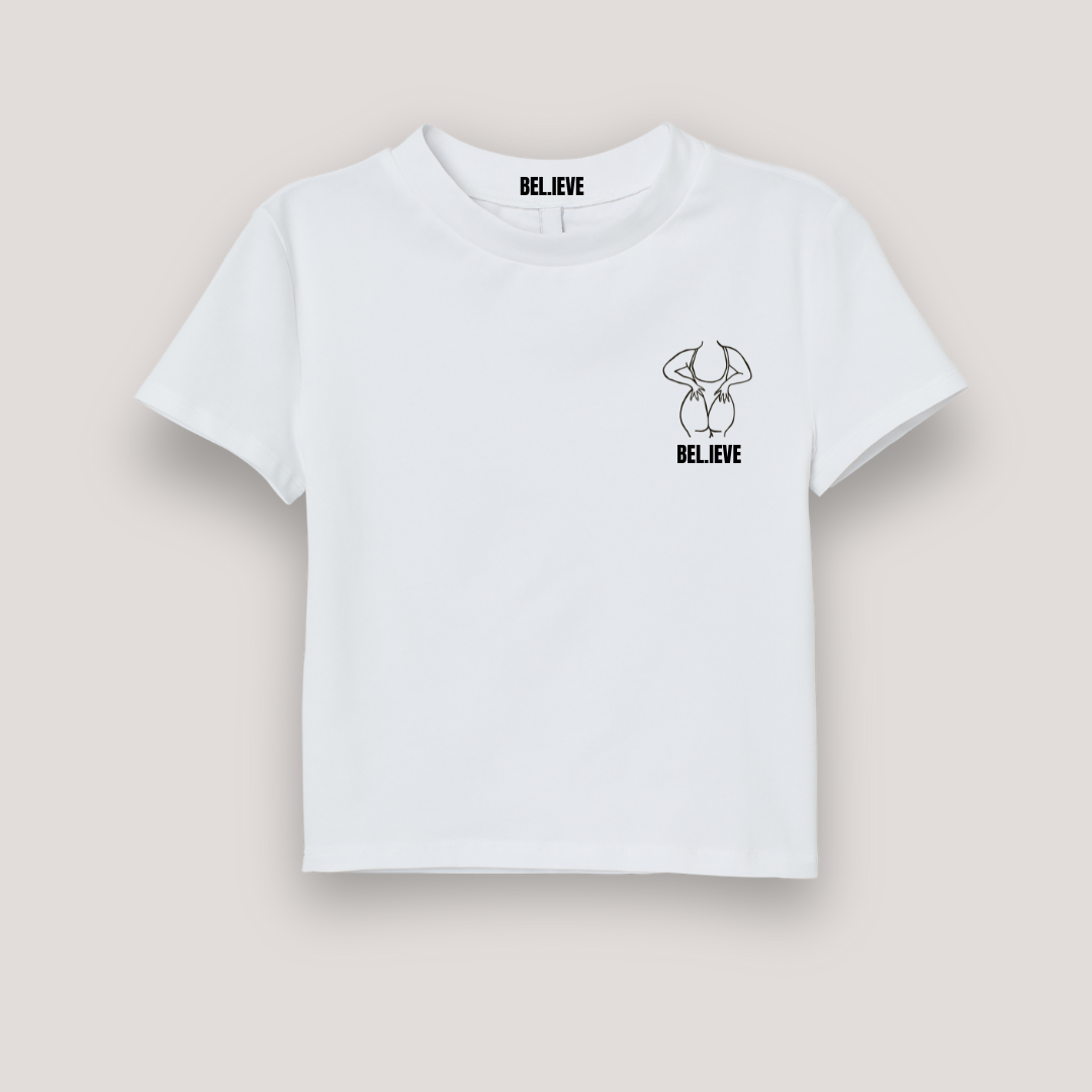 CROP SHIRT BIG BOOTY BABE