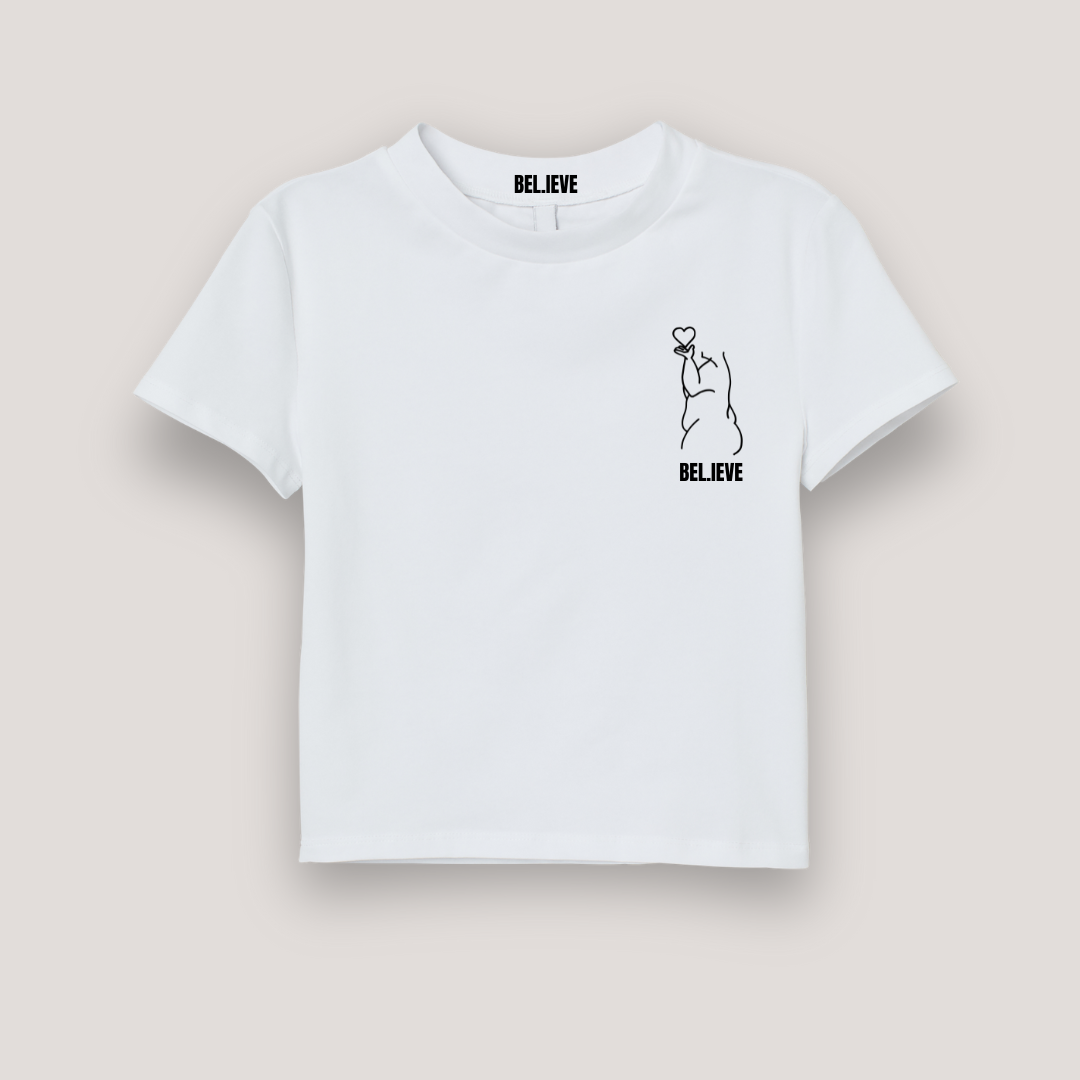 CROP SHIRT BIG BELLY GODDESS
