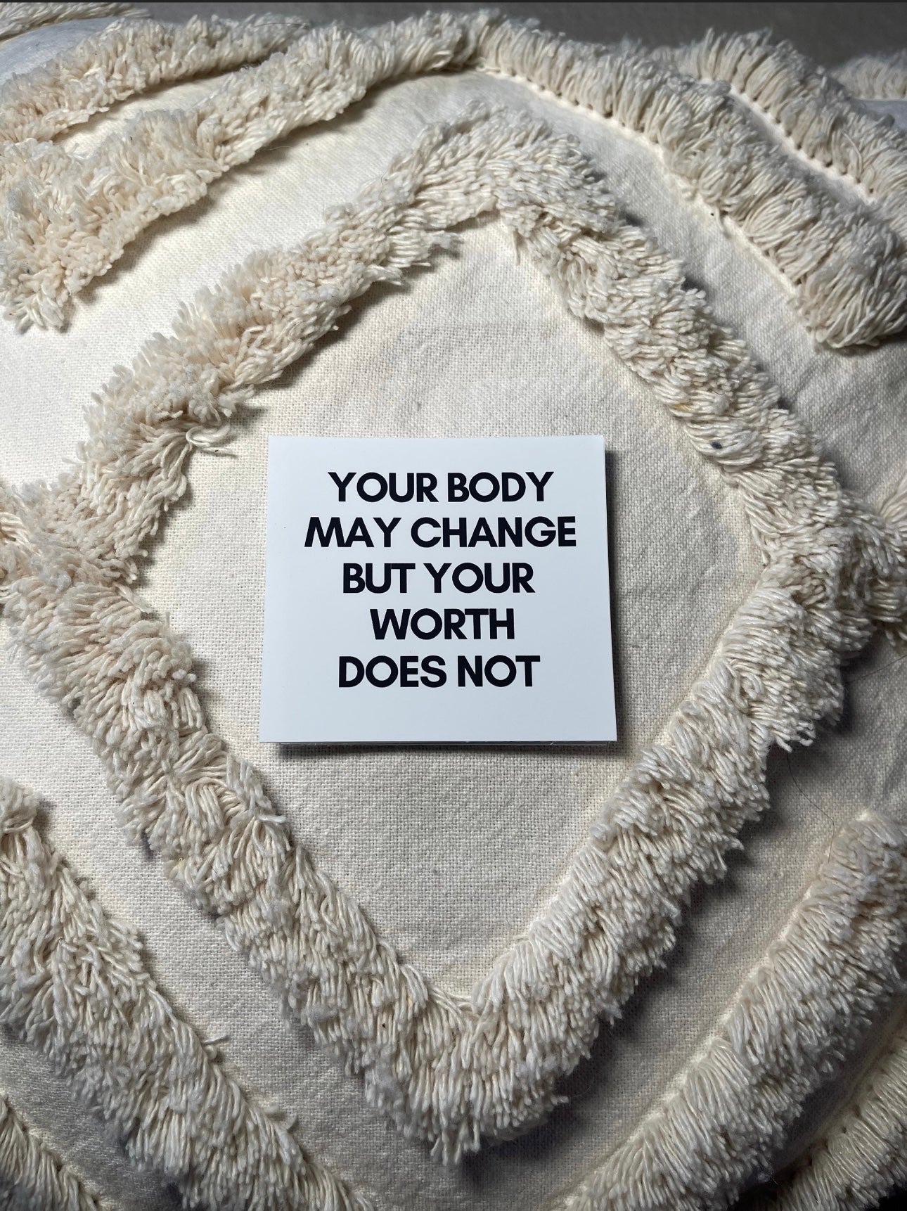 Your Body May Change Sticker
