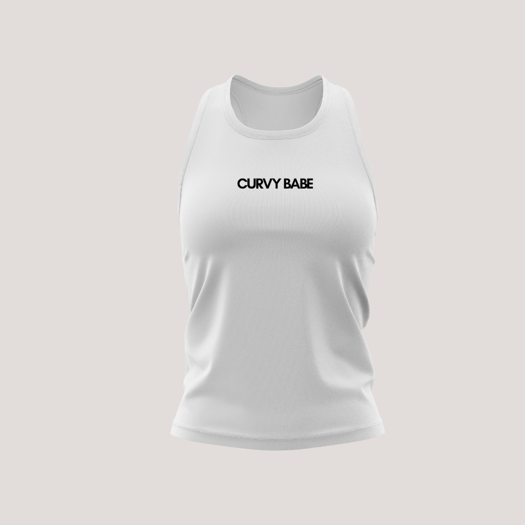 Ladies Tank Top Curvy Babe