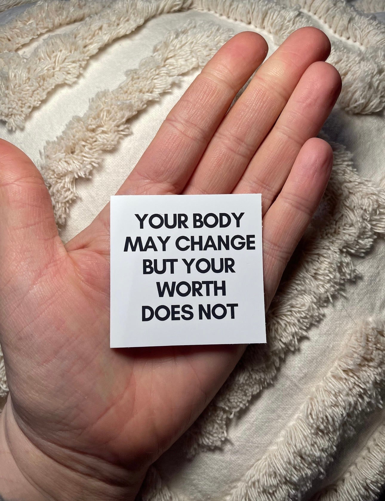 Your Body May Change Sticker