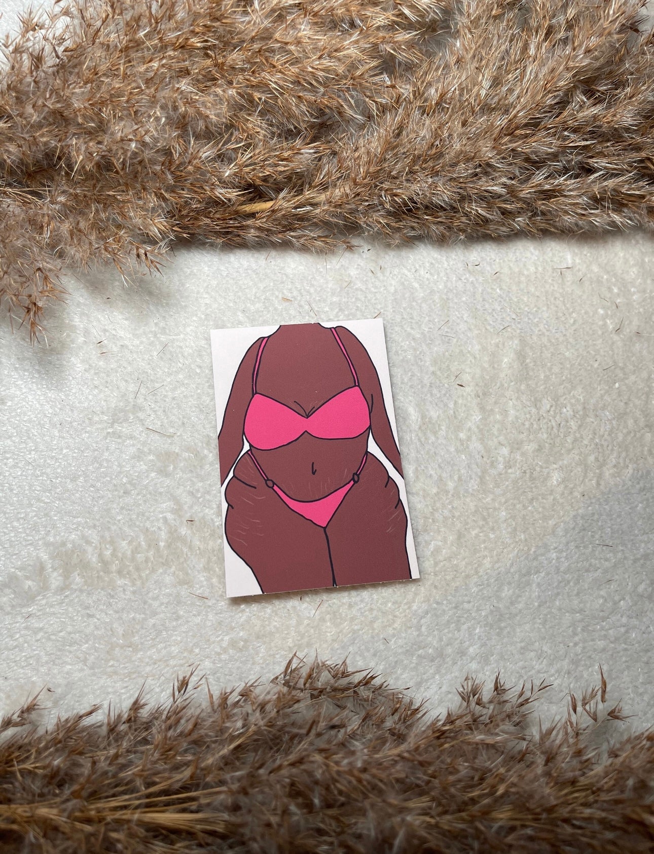 Curvy Black Goddess Sticker