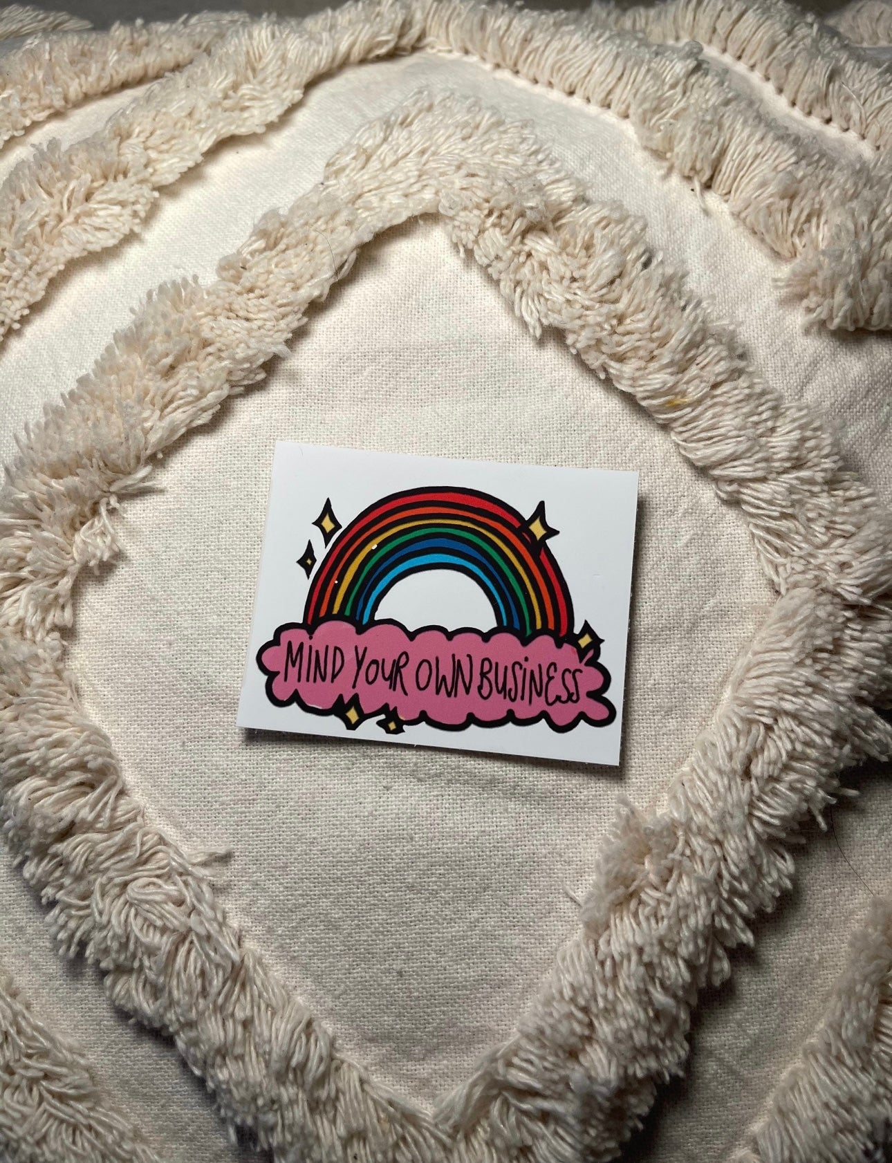 Mind Your Own Business Sticker