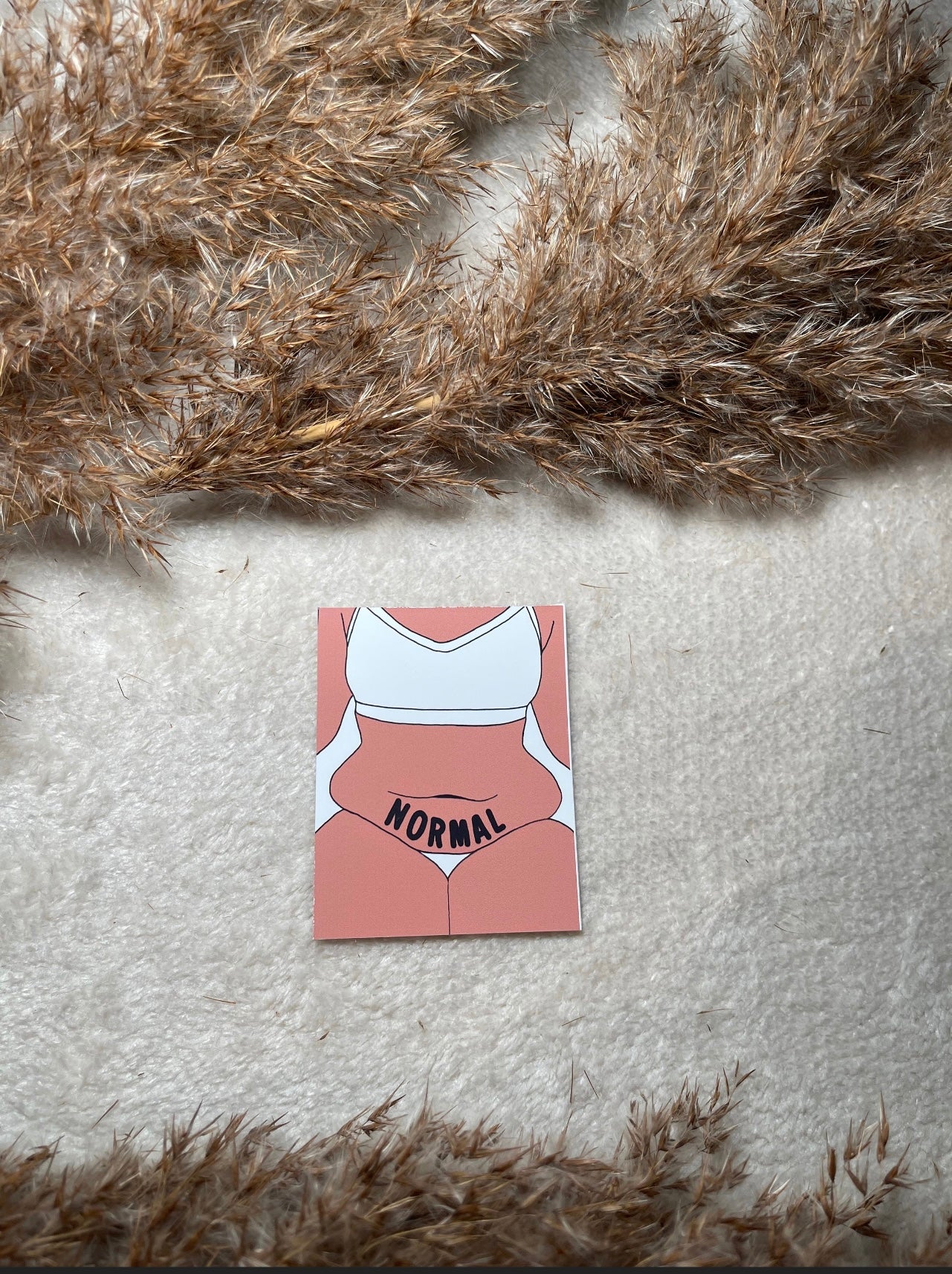 Normal White Body Sticker