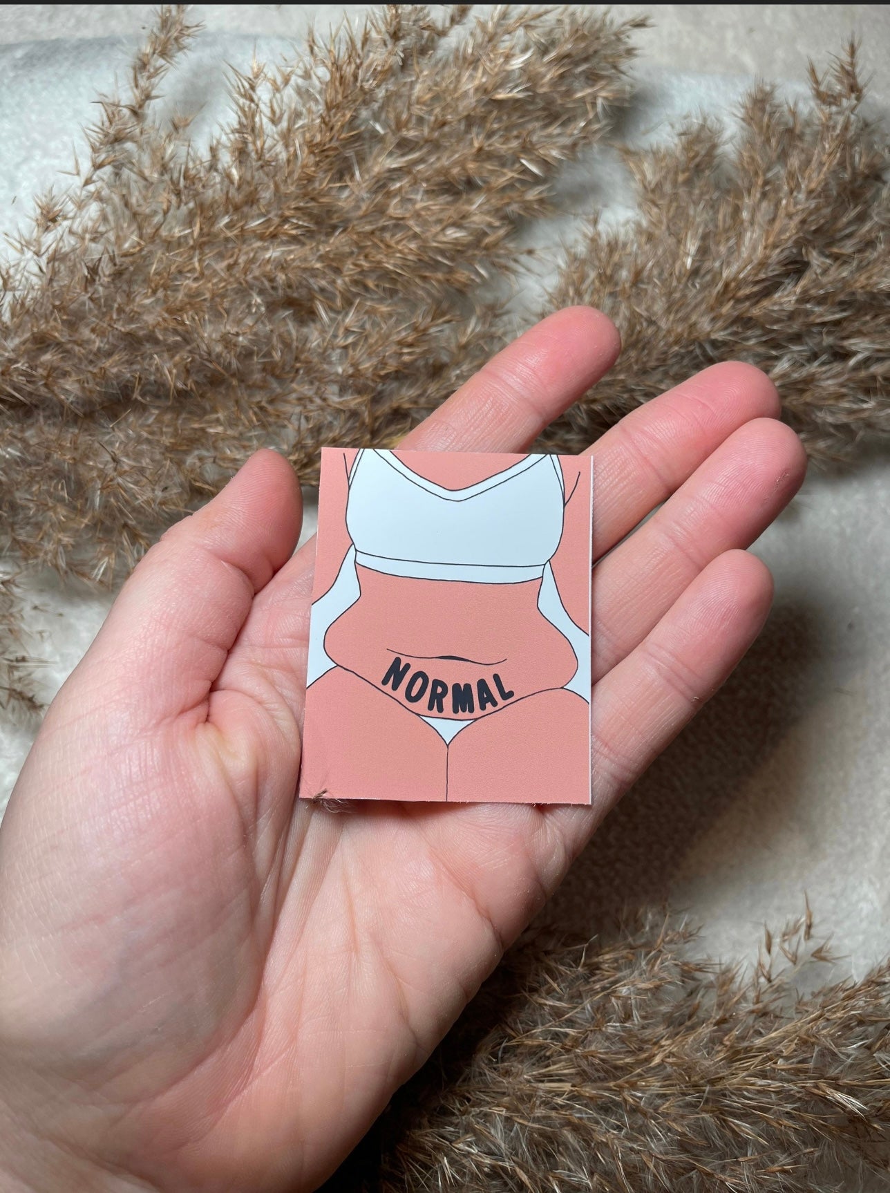 Normal White Body Sticker