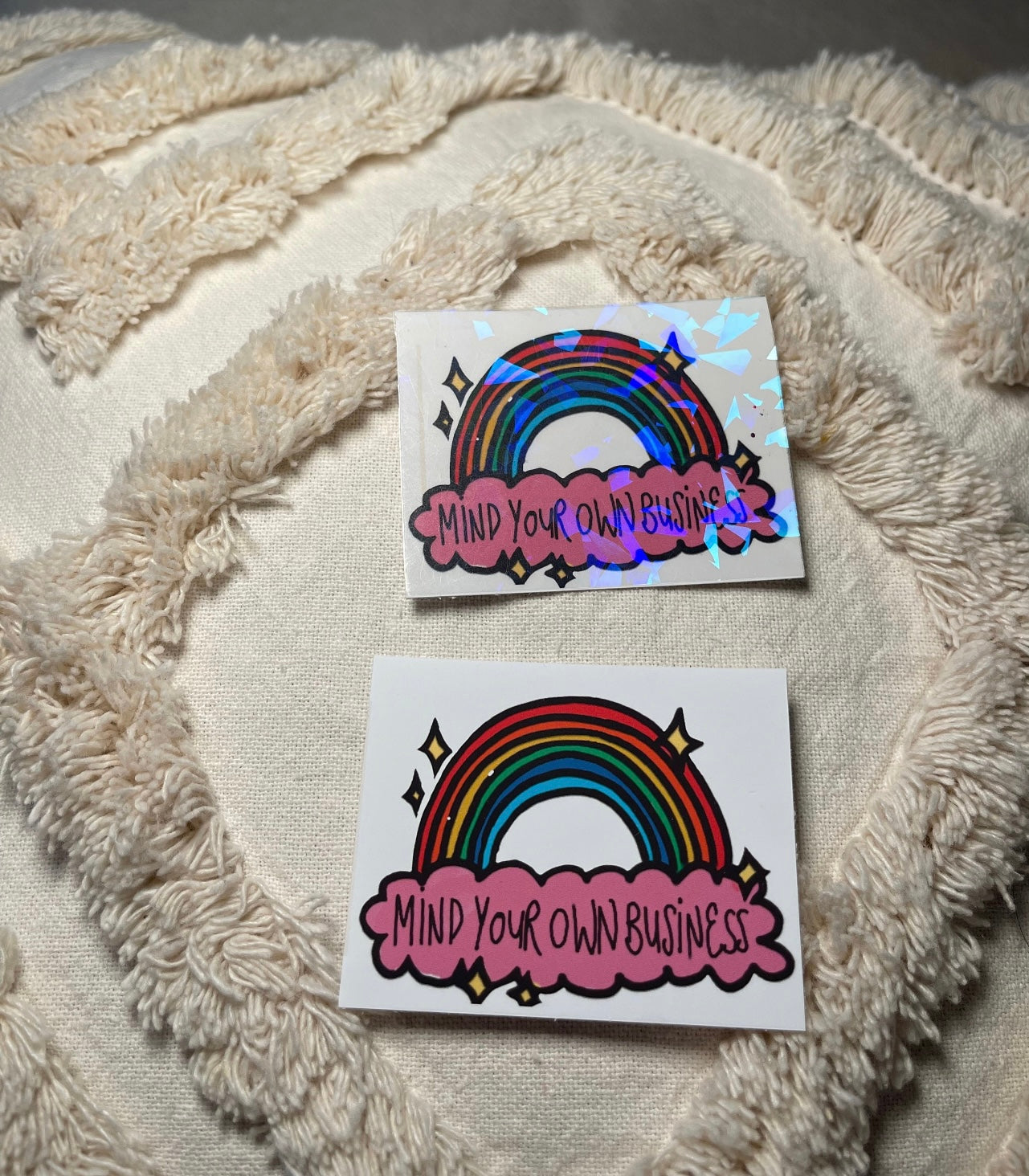 Mind Your Own Business Sticker