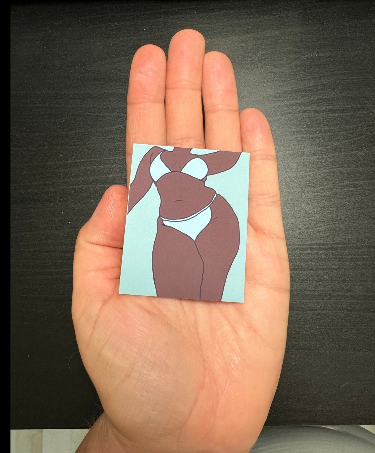 Big Black Babe Sticker