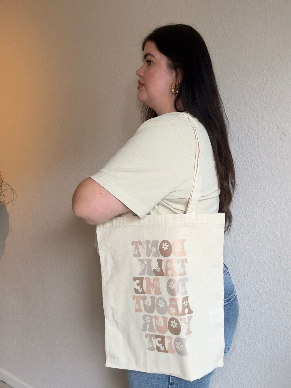TOTE BAG DON'T TALK TO ME ABOUT YOUR DIET
