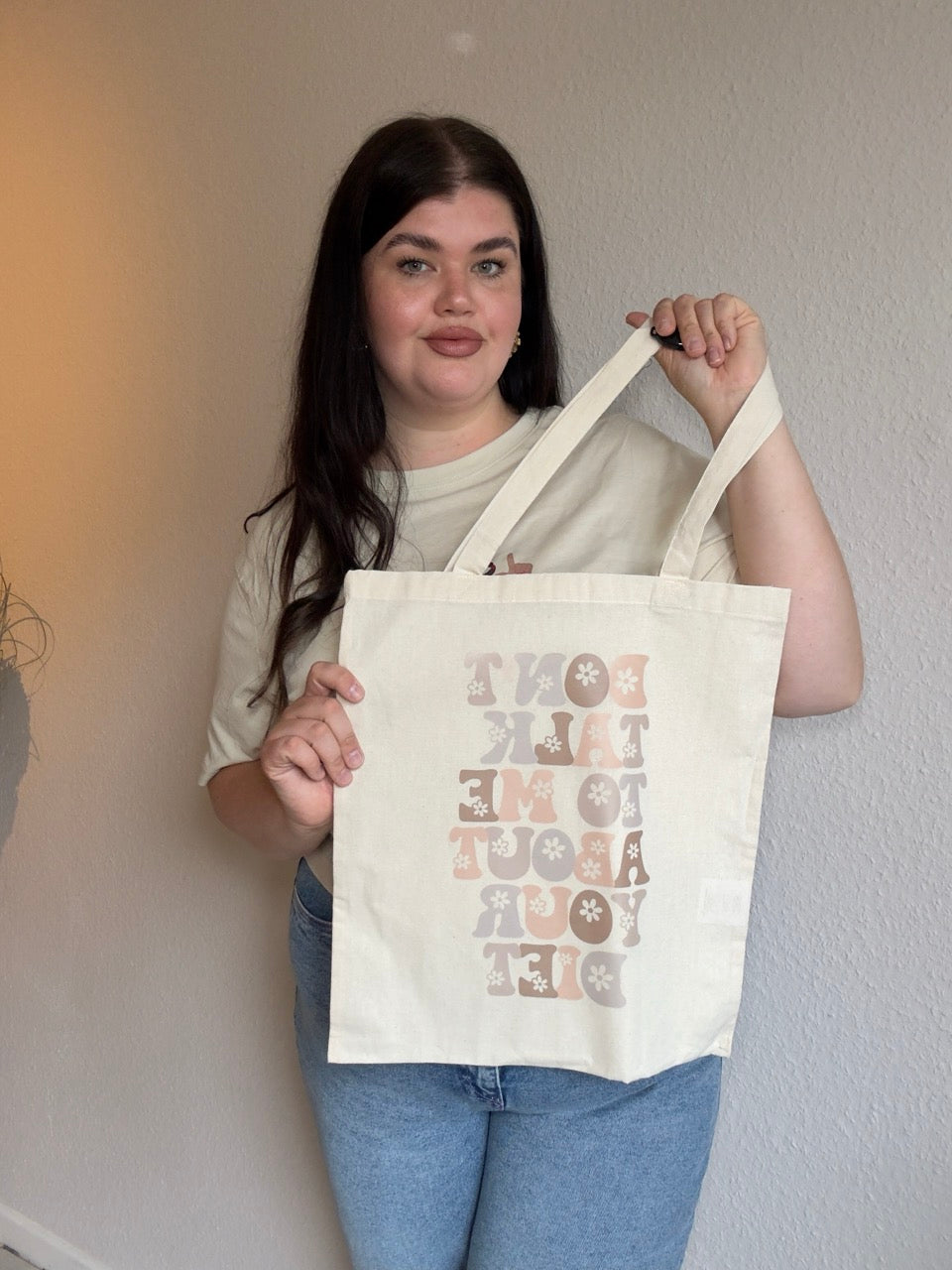 TOTE BAG DON'T TALK TO ME ABOUT YOUR DIET