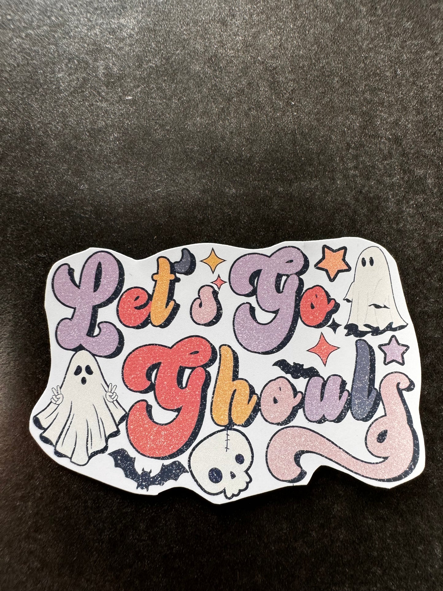 LETS GO GHOULS HALLOWEEN STICKER