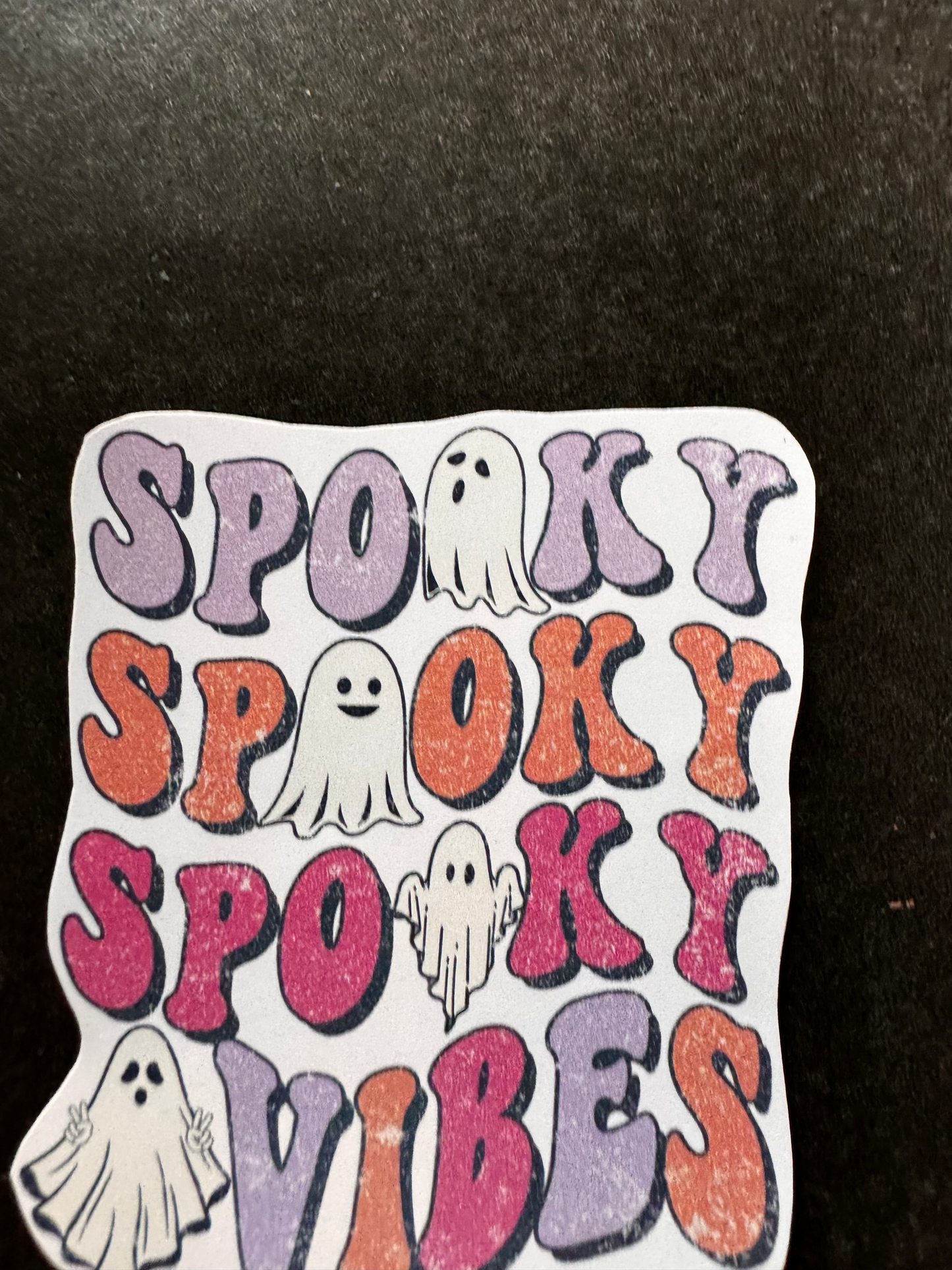 SPOOKY SPOOKY VIBES HALLOWEEN STICKER