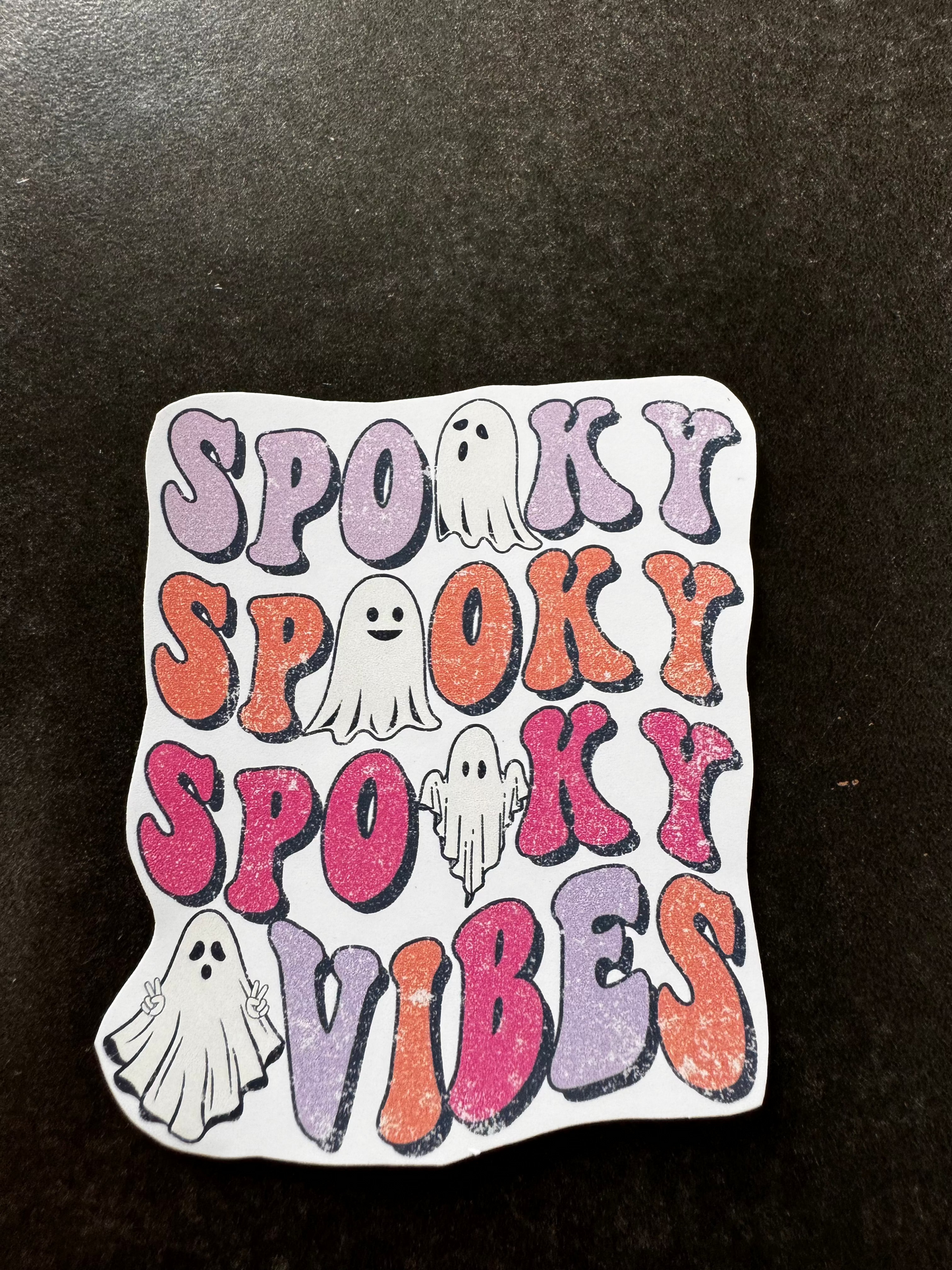 SPOOKY SPOOKY VIBES HALLOWEEN STICKER