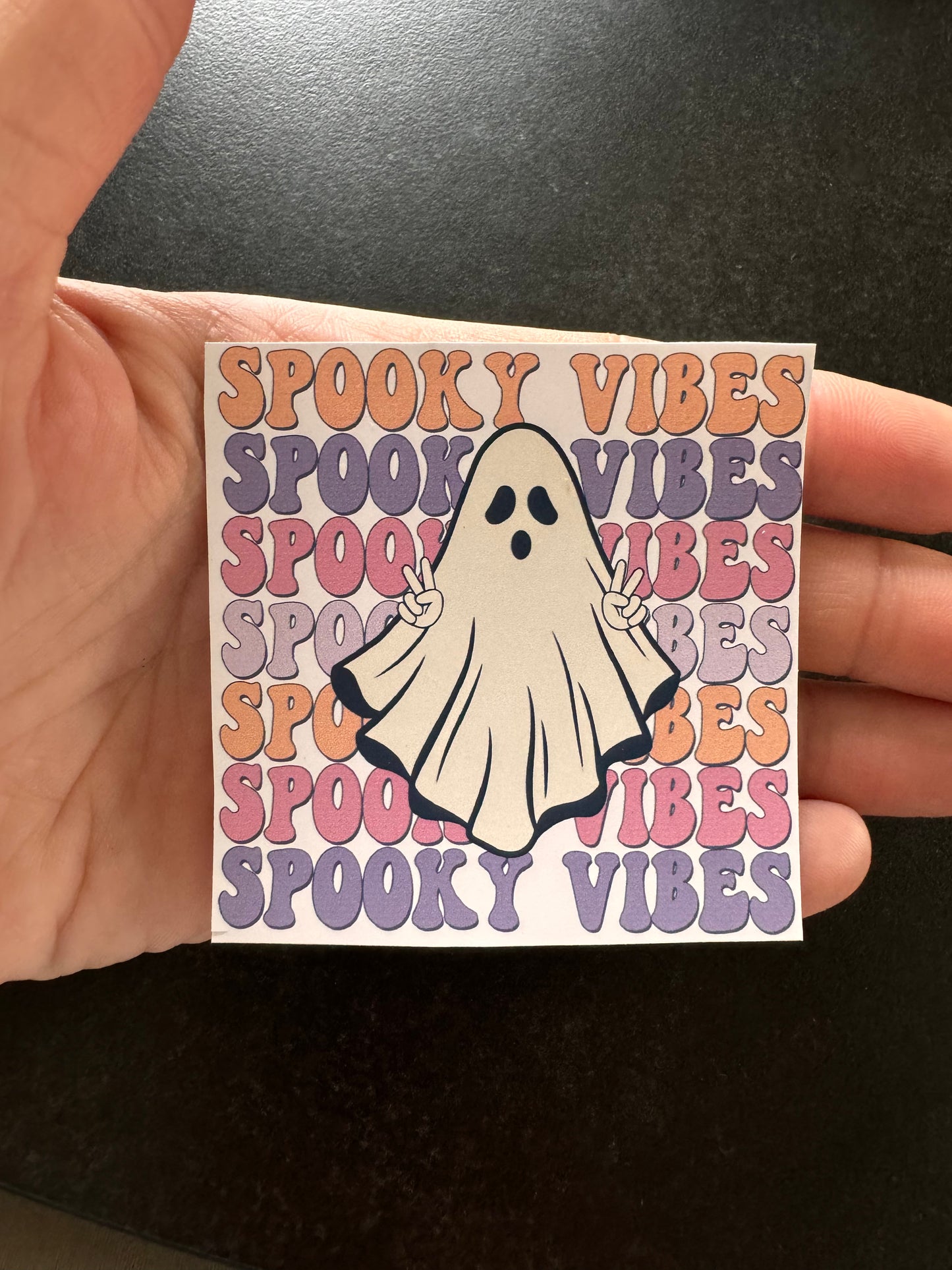 SPOOKY VIBES HALLOWEEN STICKER