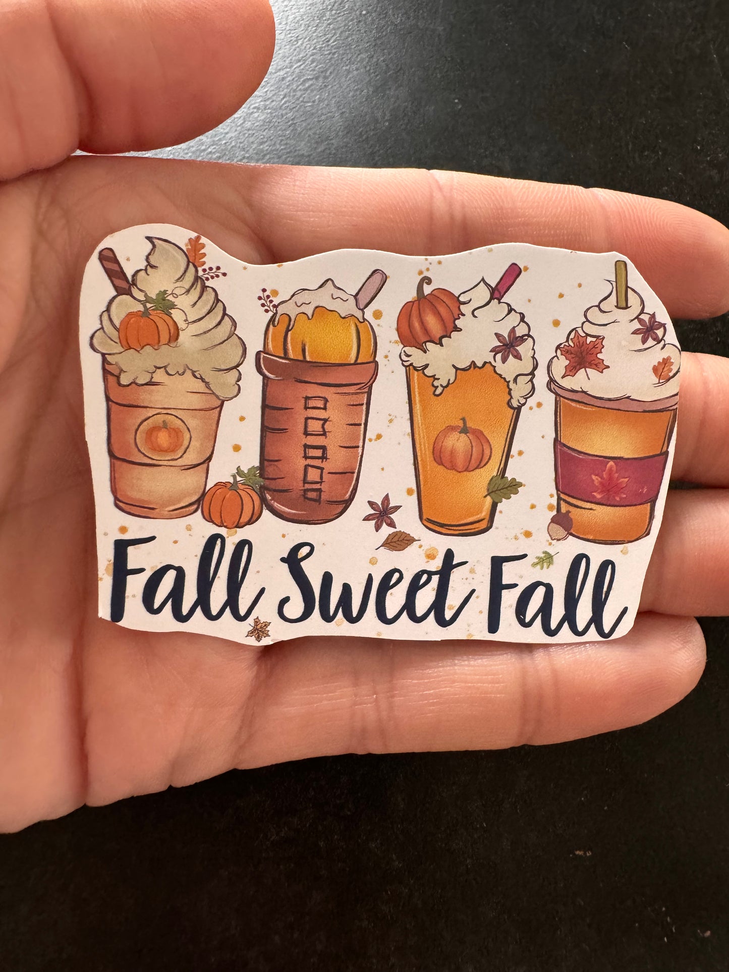 FALL SWEET FALL HALLOWEEN STICKER