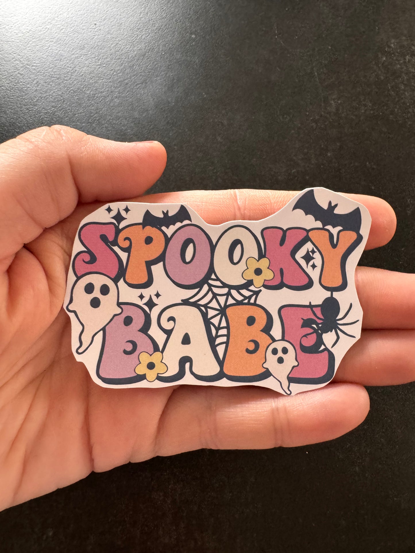 SPOOKY BABE HALLOWEEN STICKER