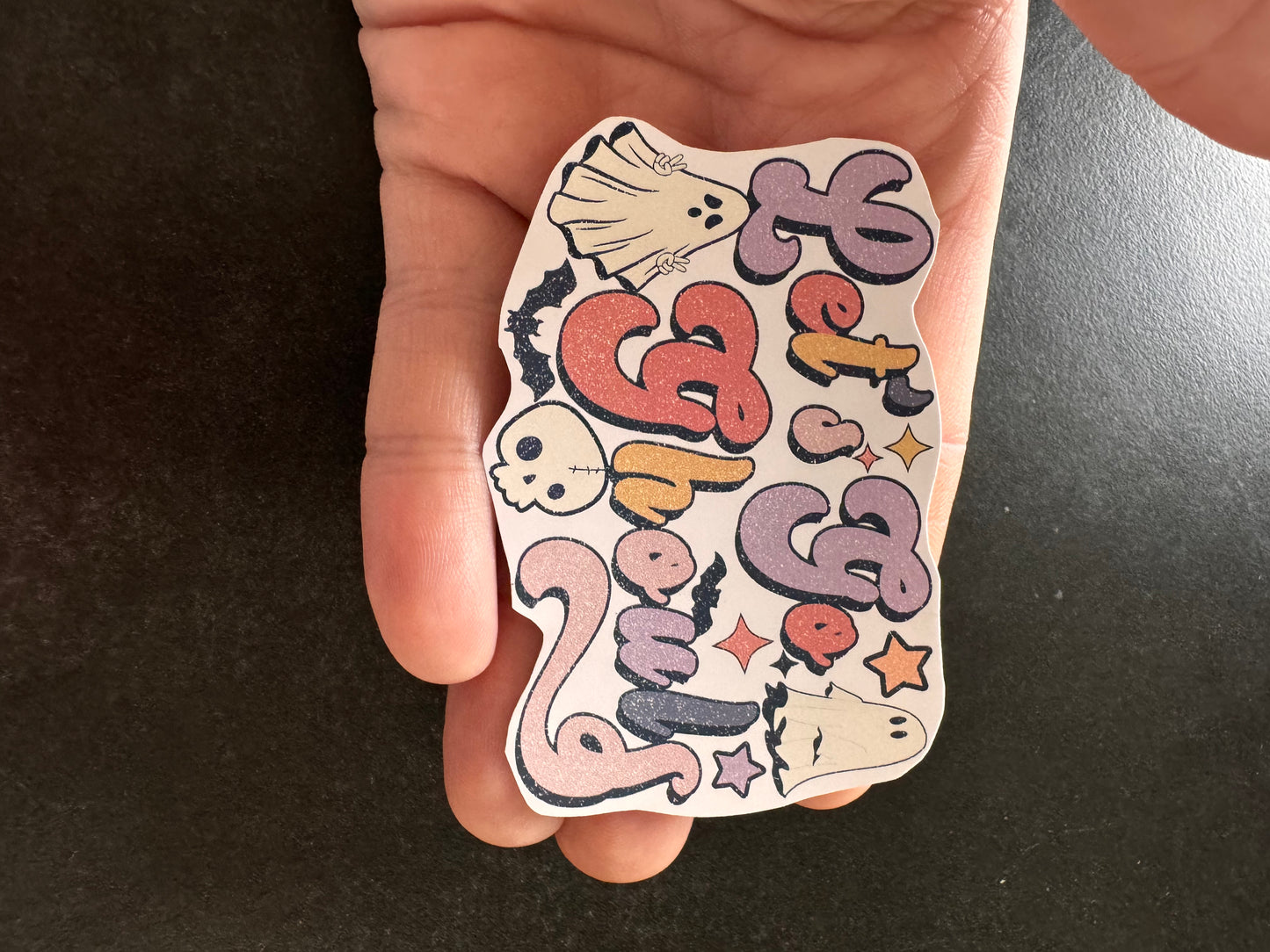 LETS GO GHOULS HALLOWEEN STICKER