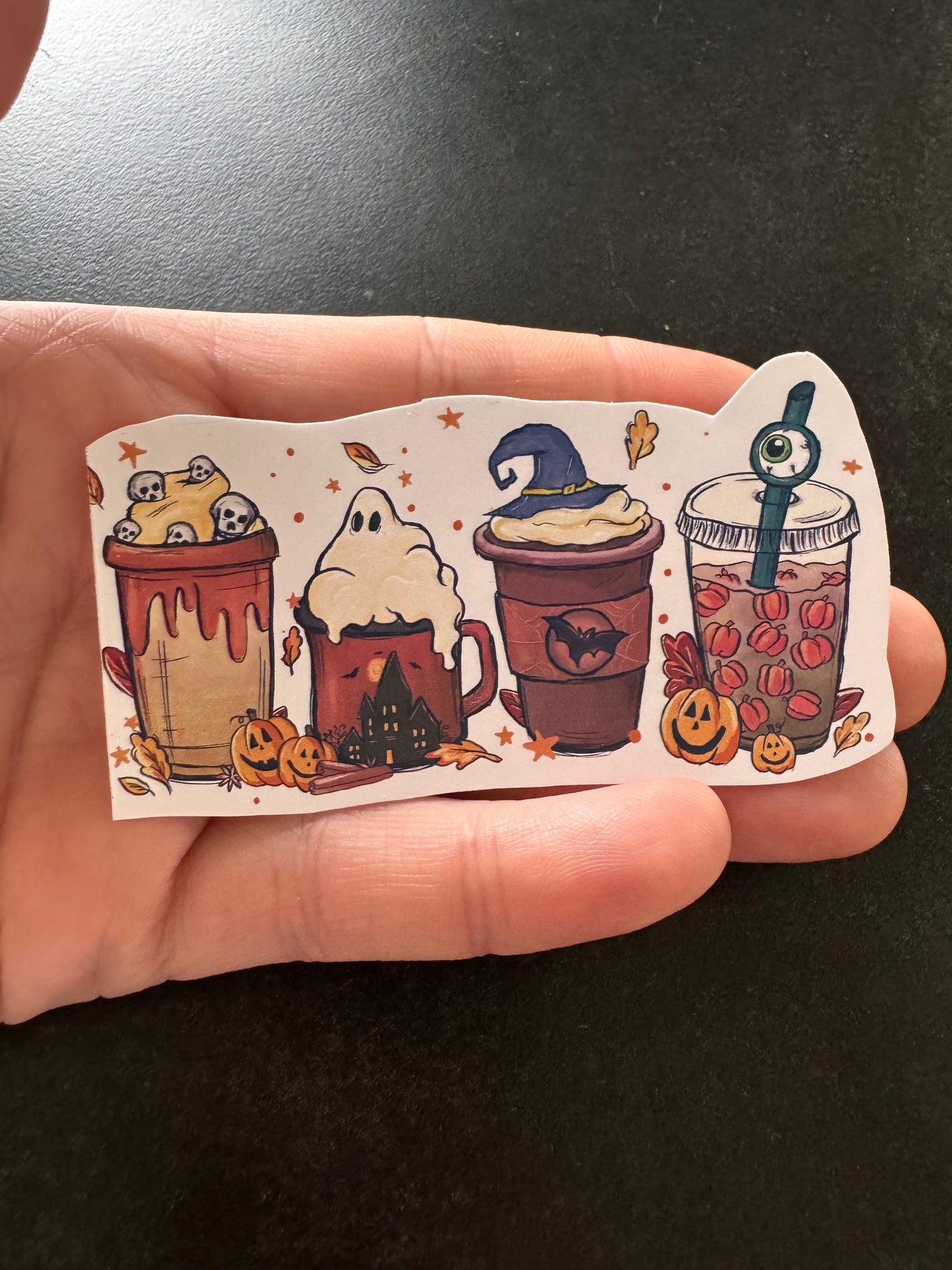 SPOOKY PSL HALLOWEEN STICKER