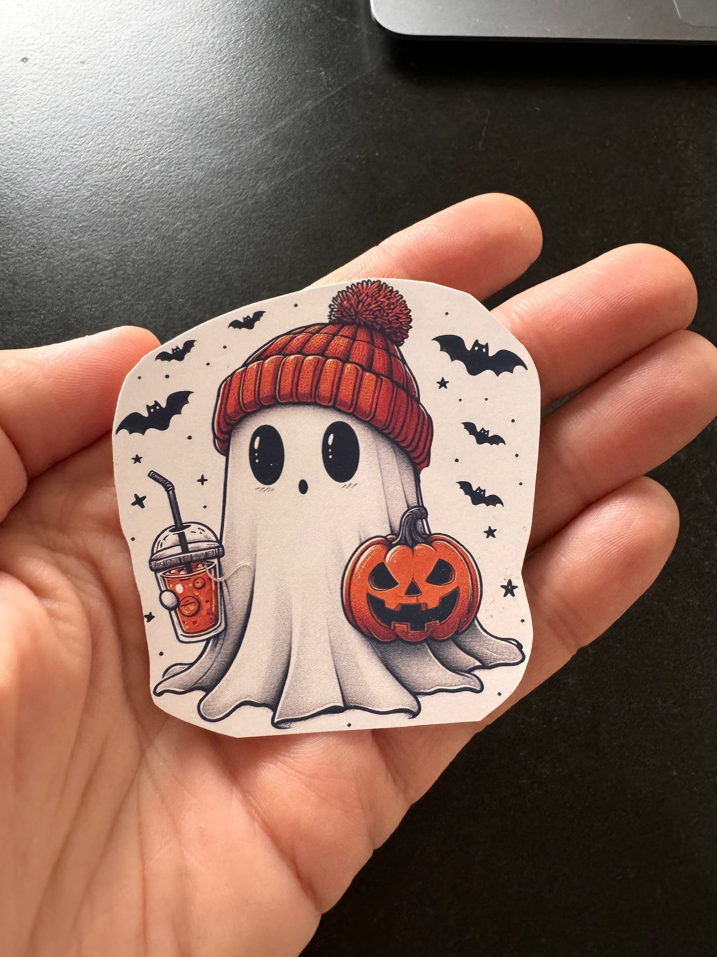 PSL GHOST HALLOWEEN STICKER
