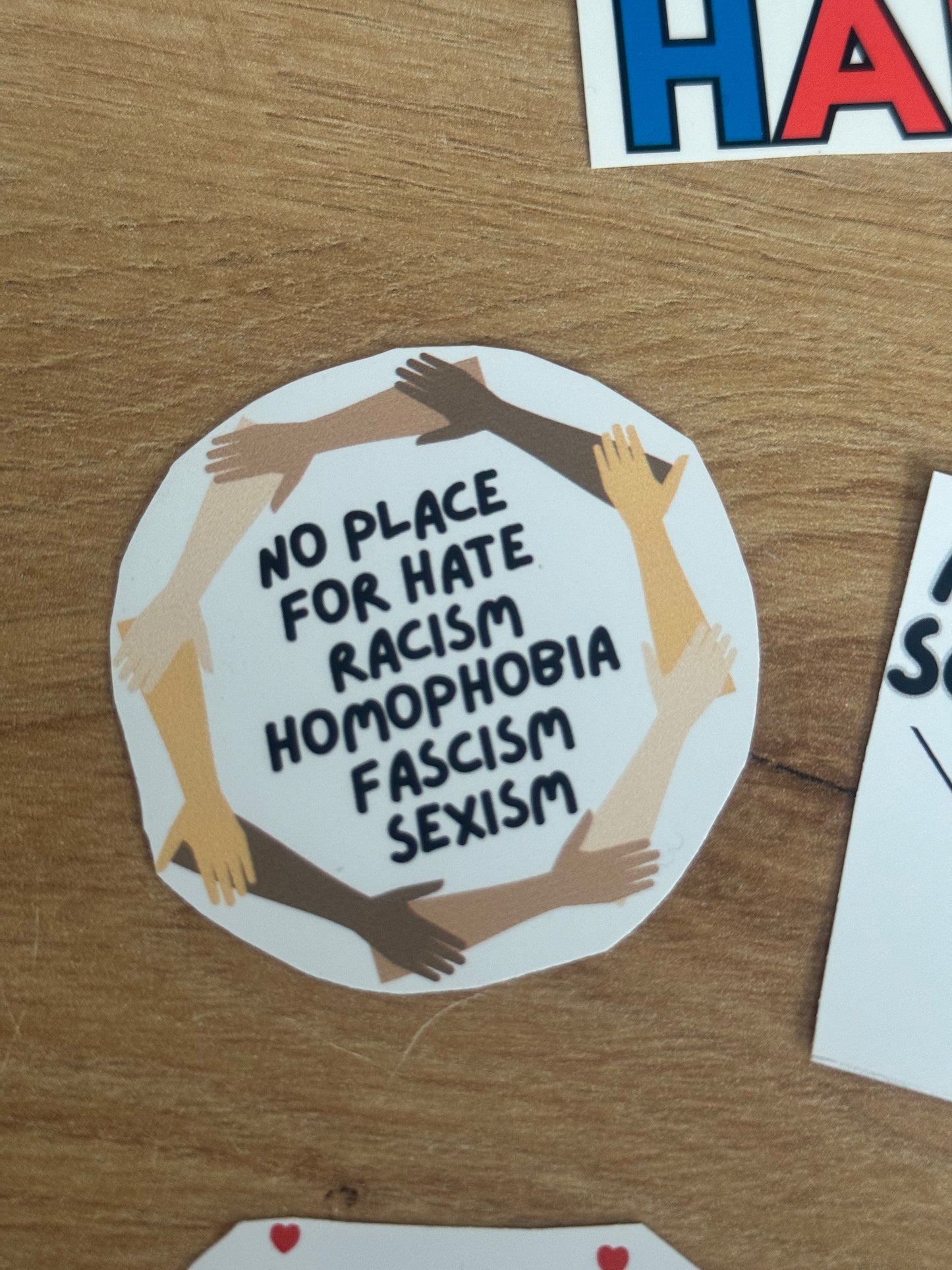 Anti Racism Sticker