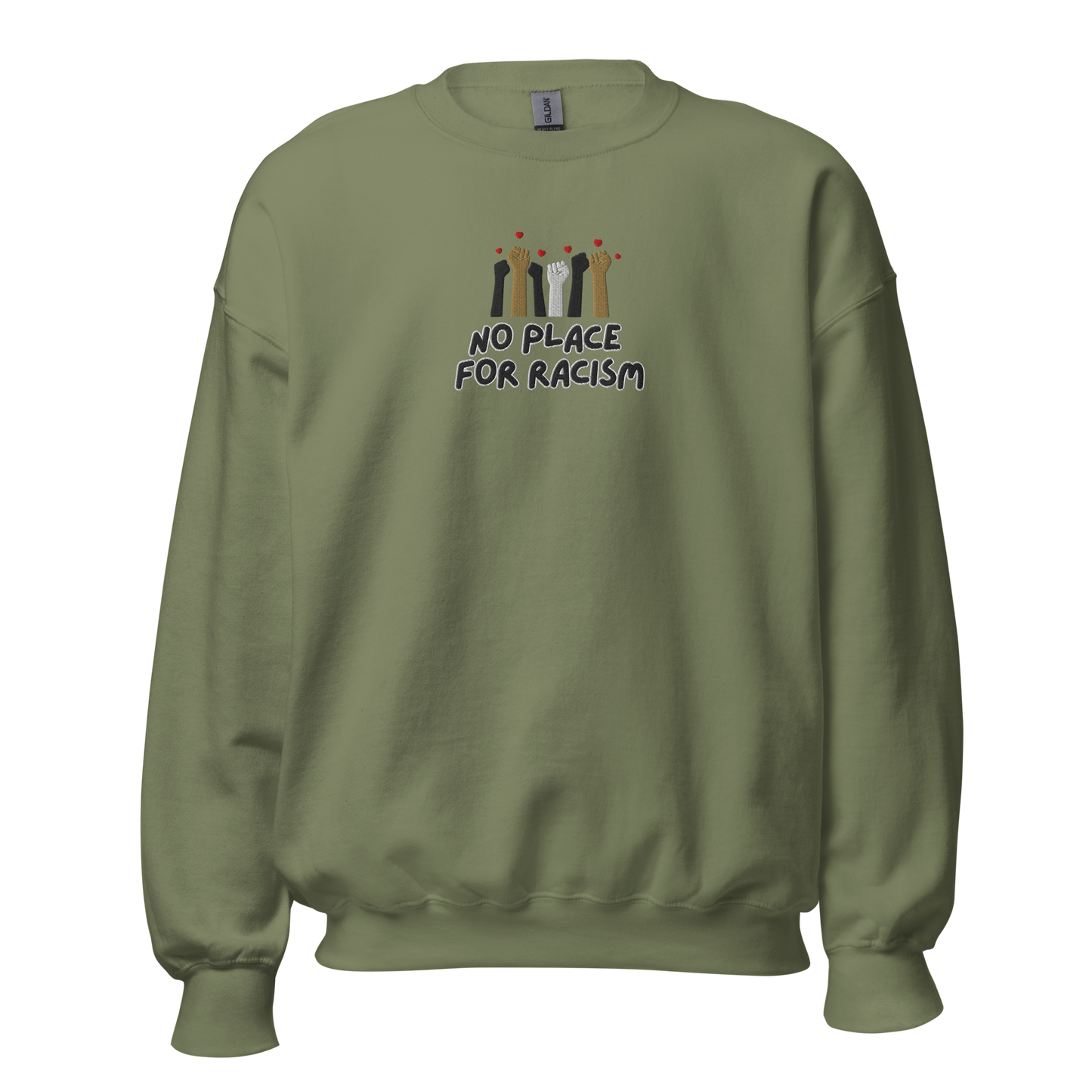 No Place for Racism Unisex Sweatshirt