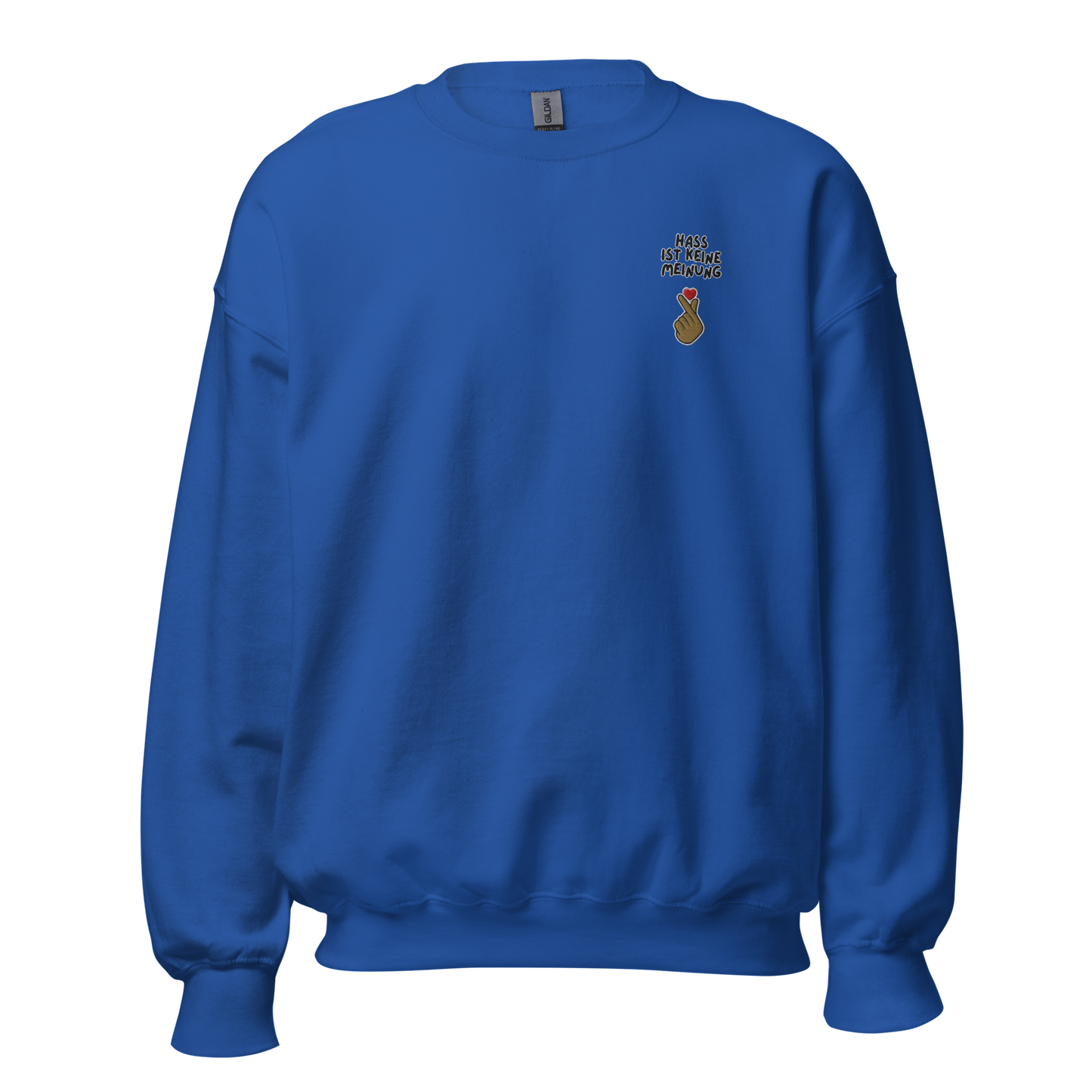 Hass ist keine Meinung Unisex Sweatshirt