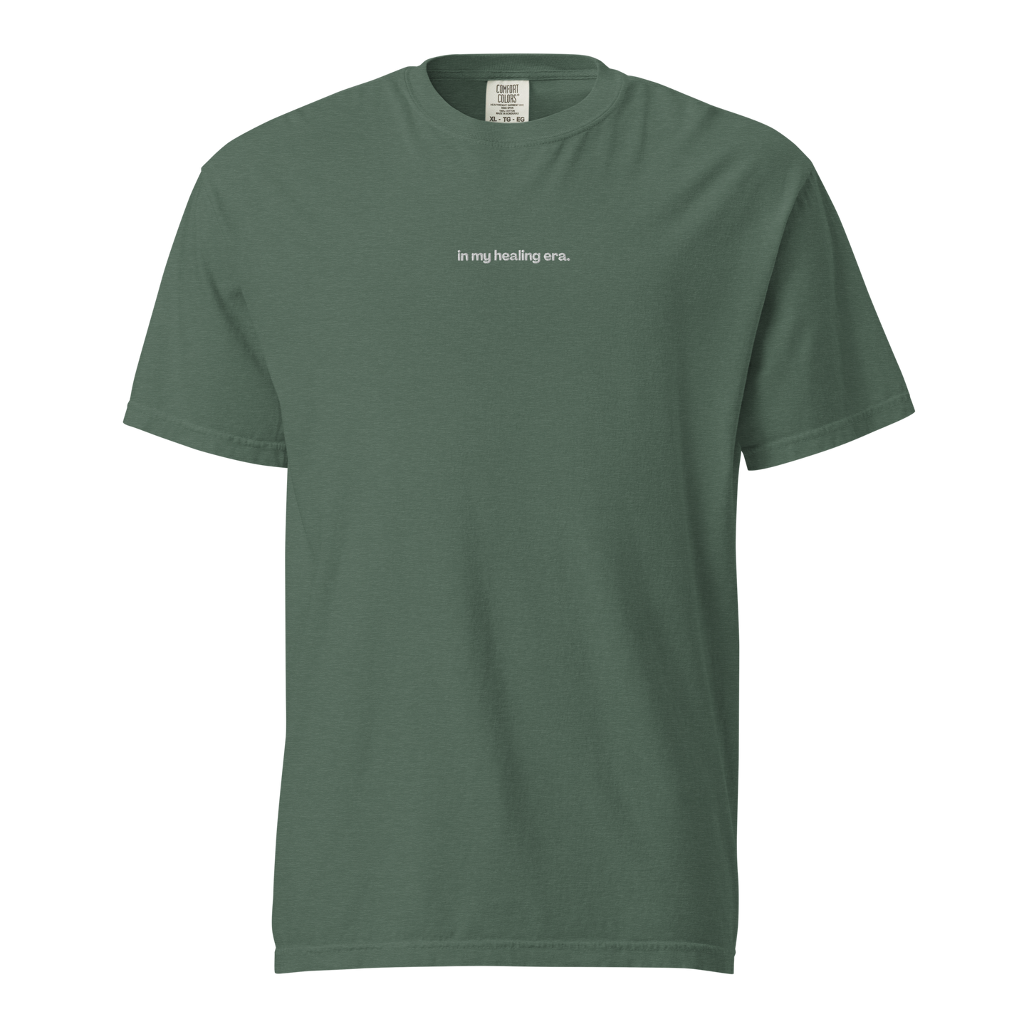 In my healing era Unisex garment-dyed heavyweight t-shirt