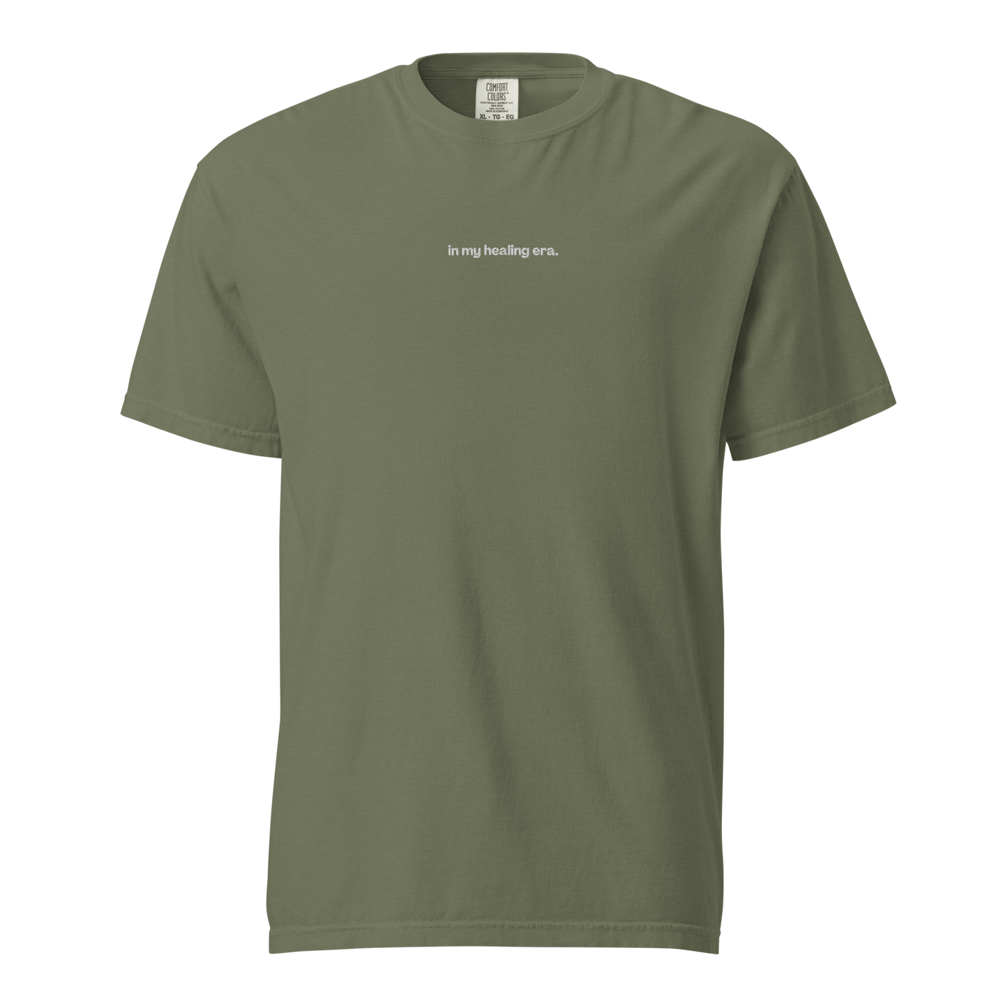 In my healing era Unisex garment-dyed heavyweight t-shirt