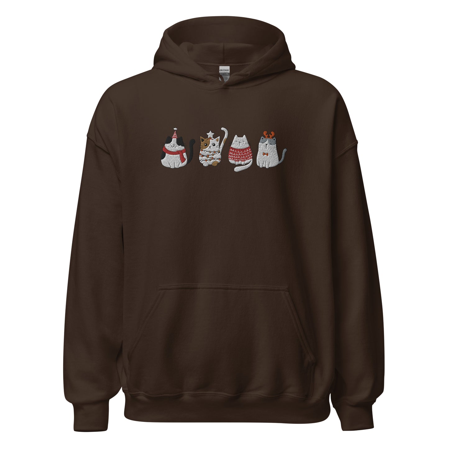 Christmas Cats Unisex Hoodie