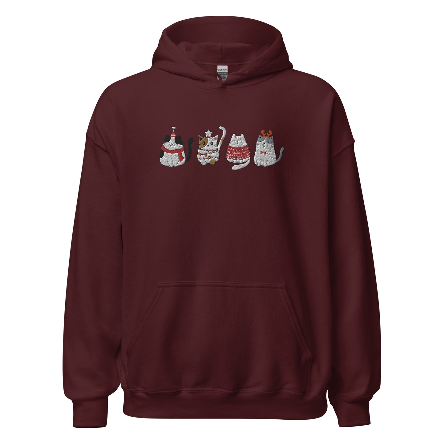 Christmas Cats Unisex Hoodie