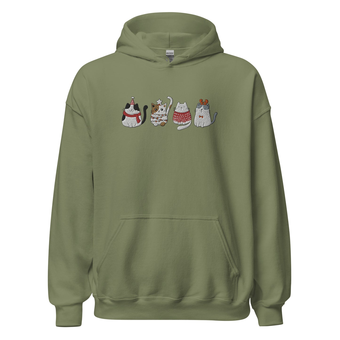 Christmas Cats Unisex Hoodie
