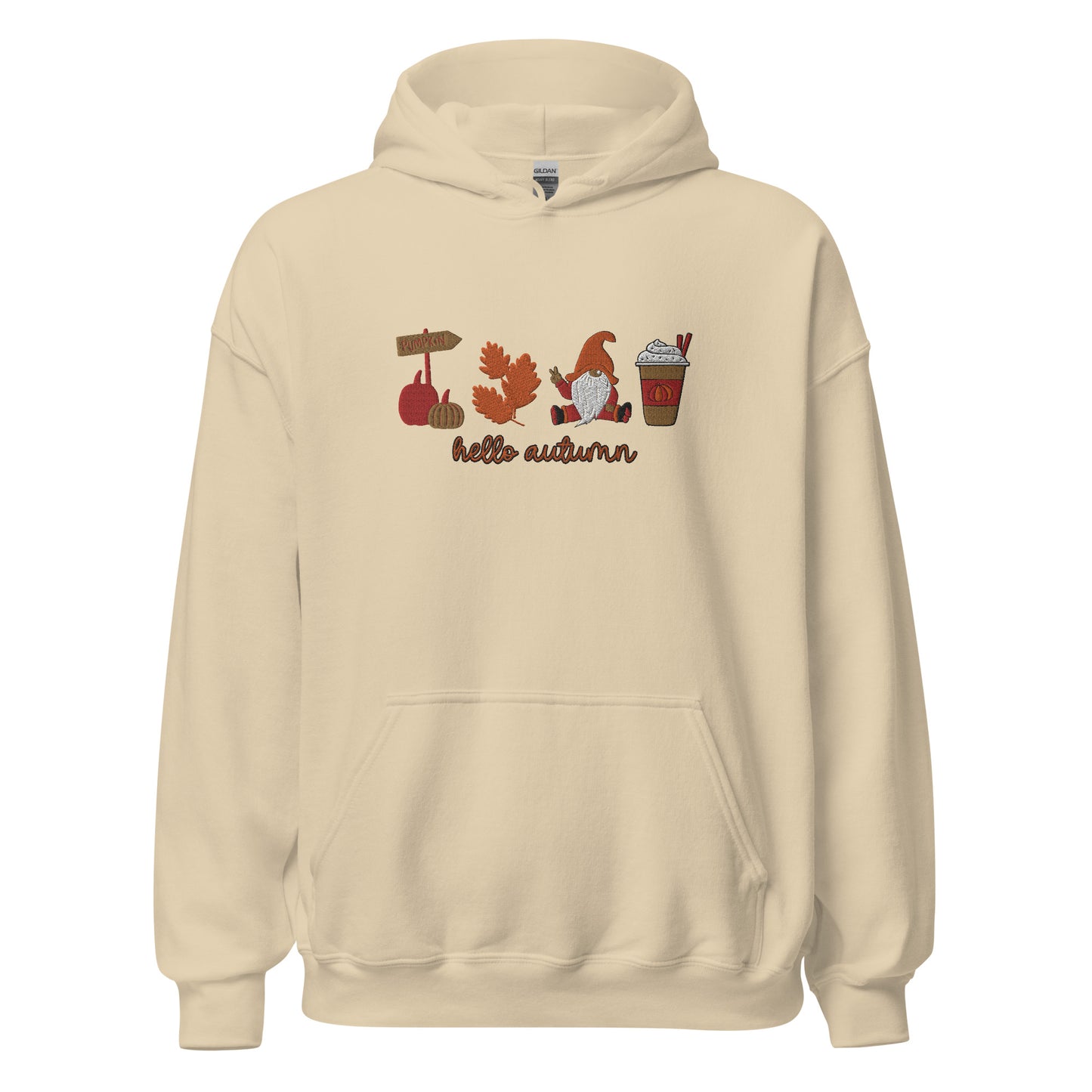 Pumpkin & Gnome Vibes Unisex Hoodie