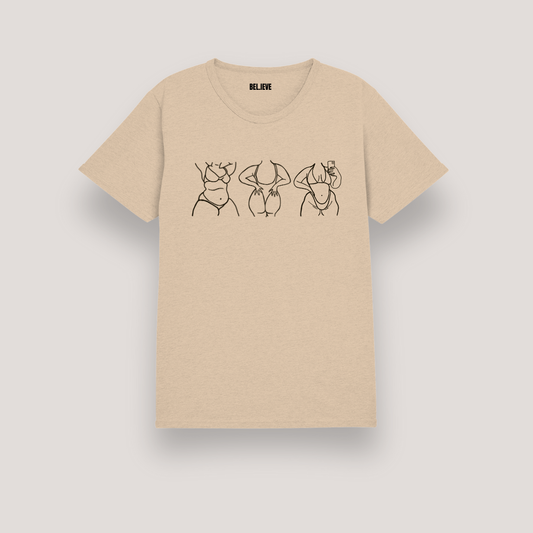 UNISEX T SHIRT CURVY BABES
