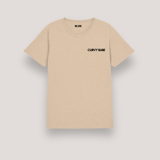 UNISEX T SHIRT CURVY BABE