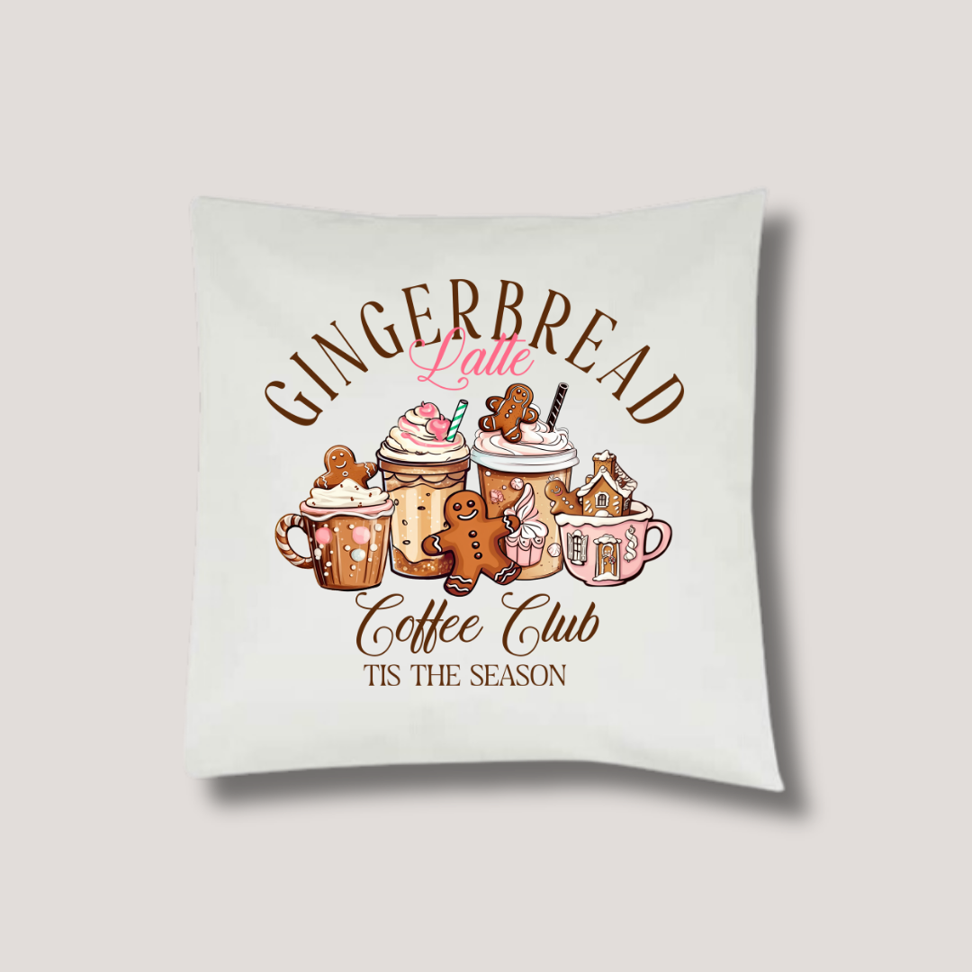 Gingerbread Coffee Latte Kissenhülle
