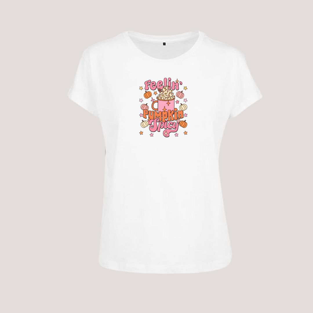 Ladies Shirt Feelin Pumpkin Spicy