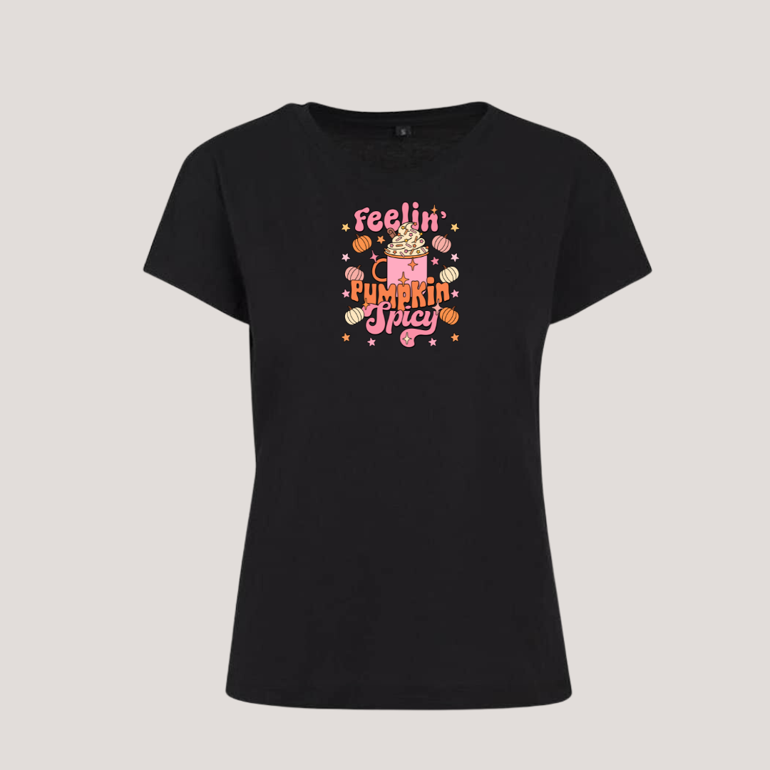 Ladies Shirt Feelin Pumpkin Spicy