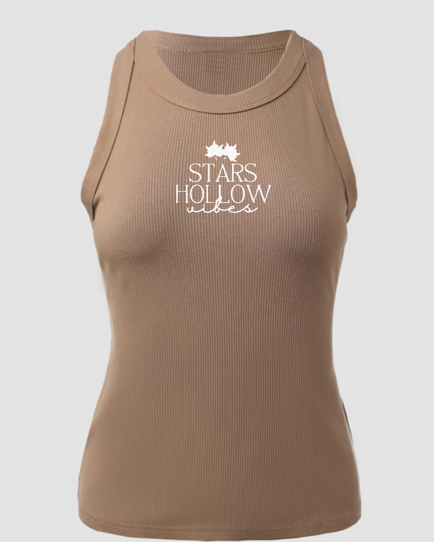 Stars Hollow Ribbed Tank Top