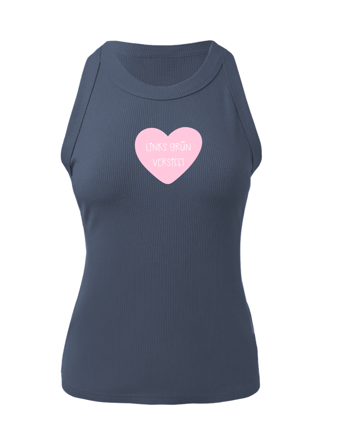 Links-grün versifft Tank Top