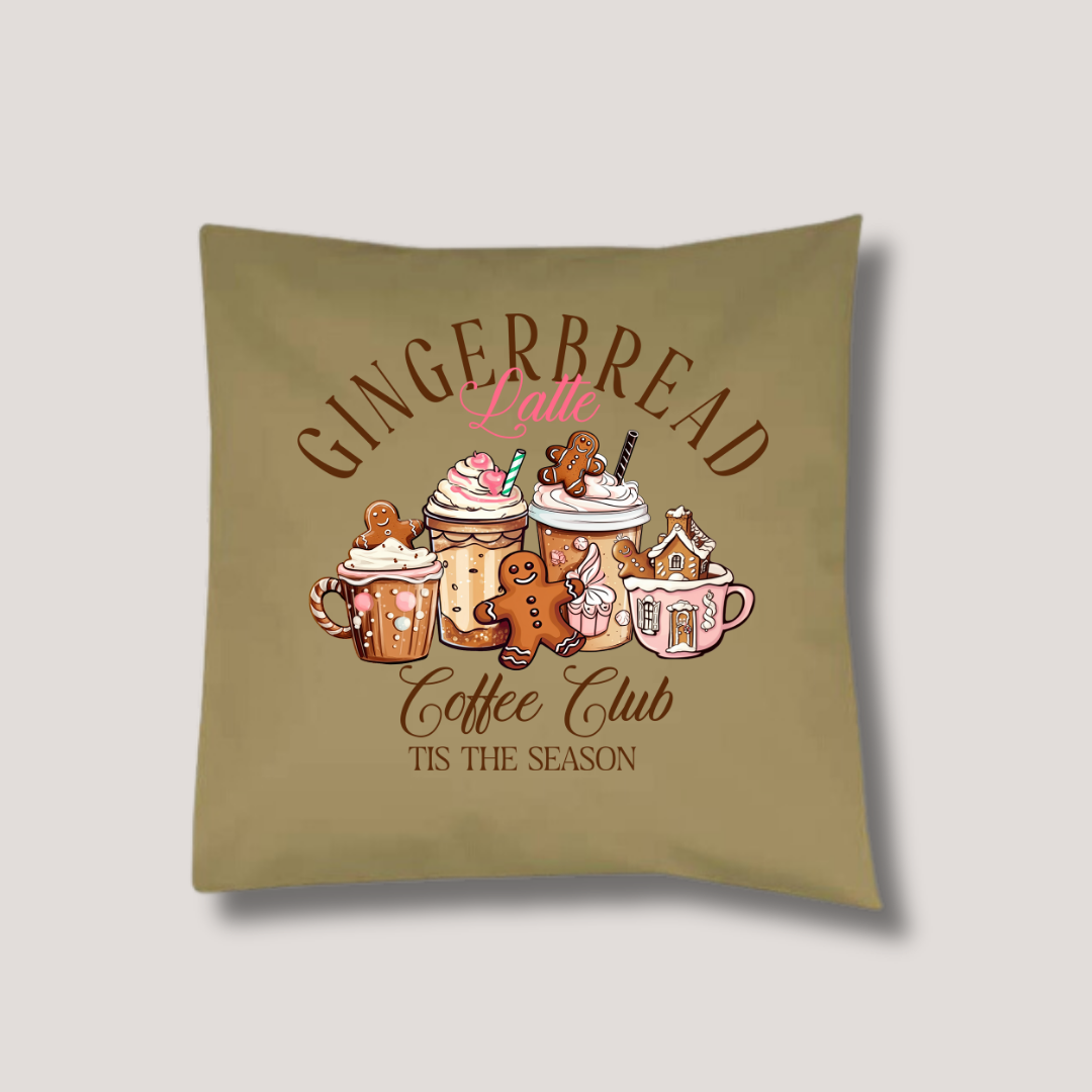 Gingerbread Coffee Latte Kissenhülle