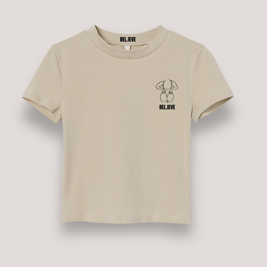 CROP SHIRT BIG BOOTY BABE