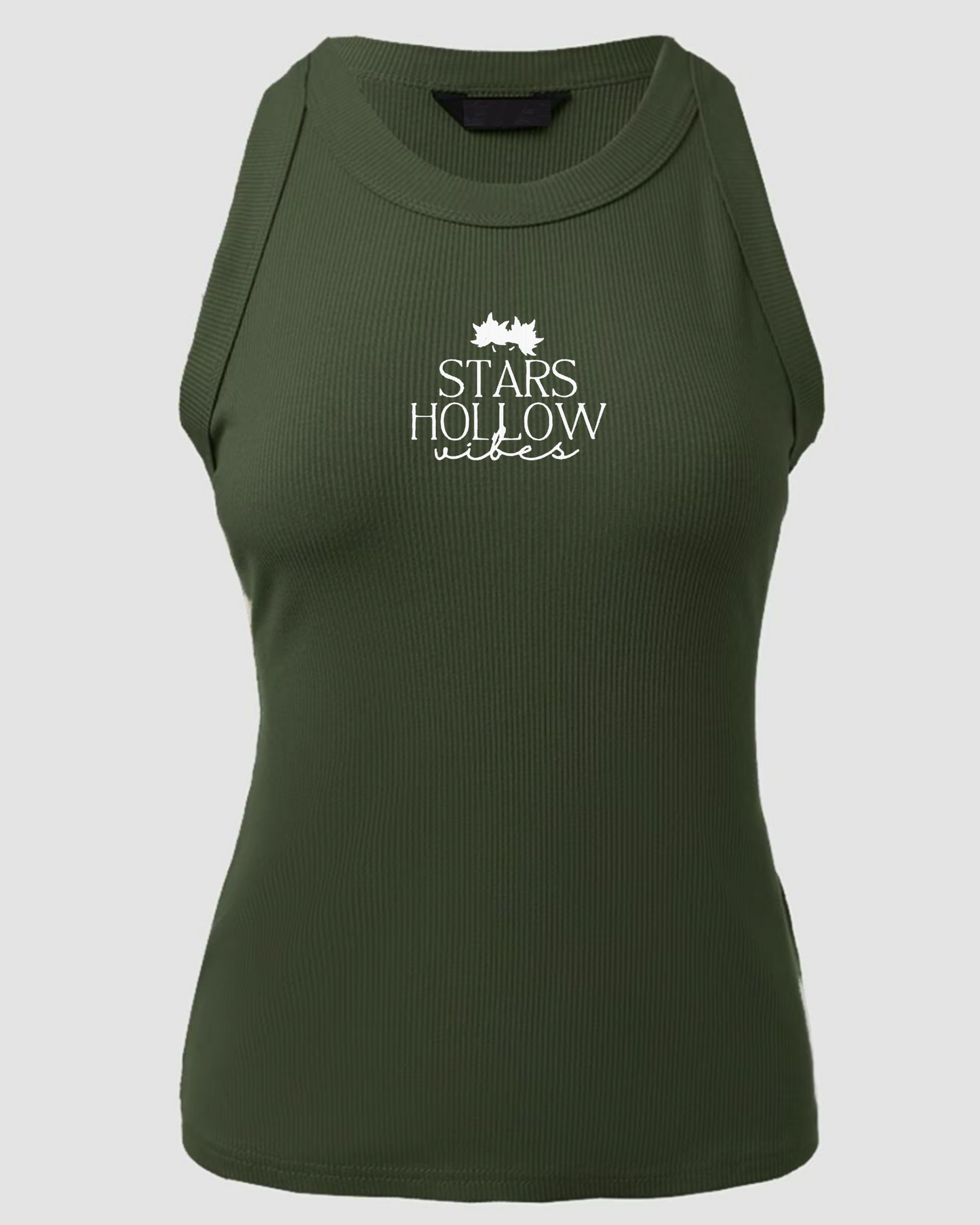 Stars Hollow Ribbed Tank Top