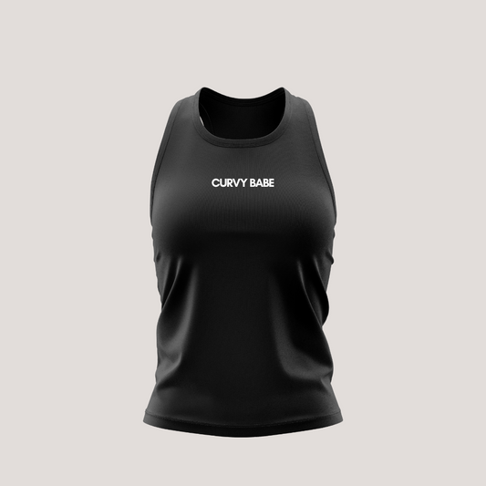 Ladies Tank Top Curvy Babe