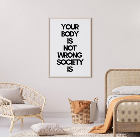 Your Body Is Not Wrong Poster